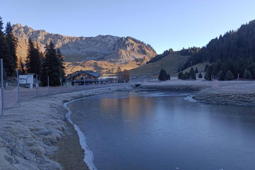Studio Au Pied Des Pistes Avec Vue Sur La Montagne Mieussy Ngoại thất bức ảnh